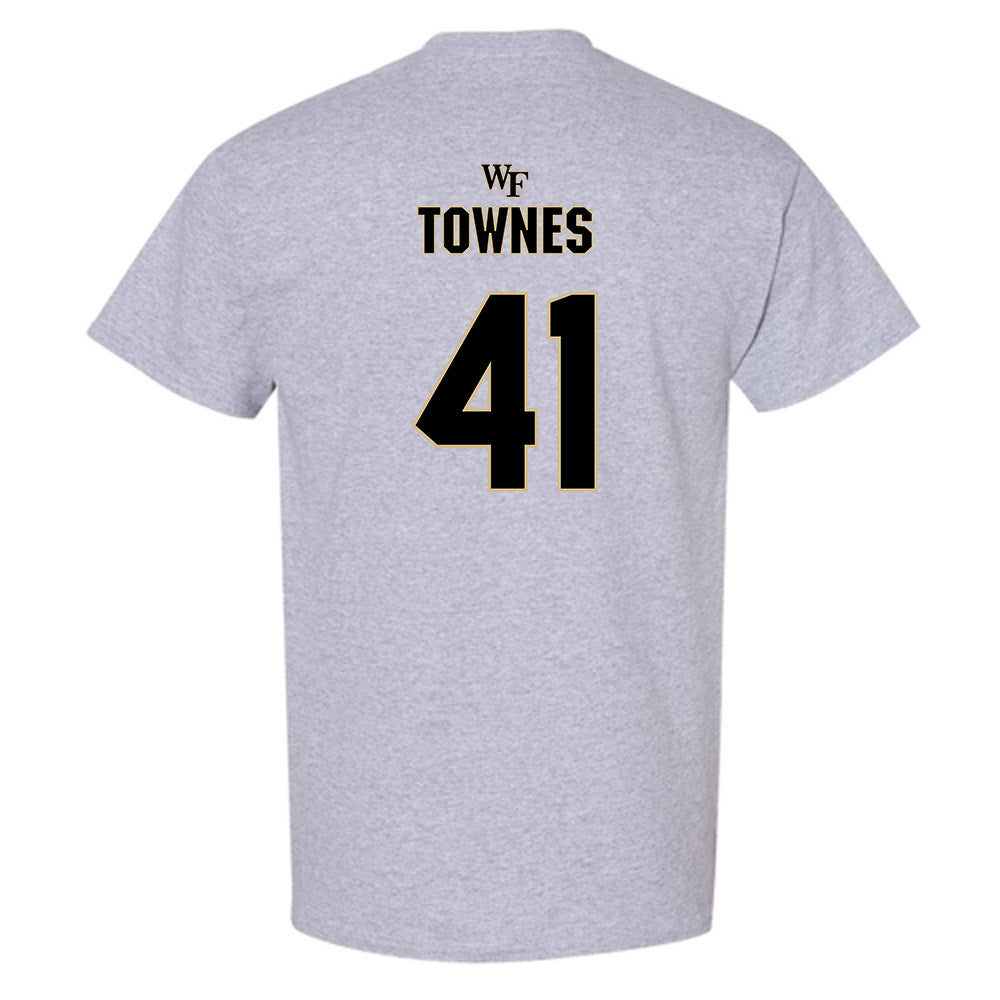 Wake Forest - NCAA Football : Kalil Townes - Fashion Shersey T-Shirt-1
