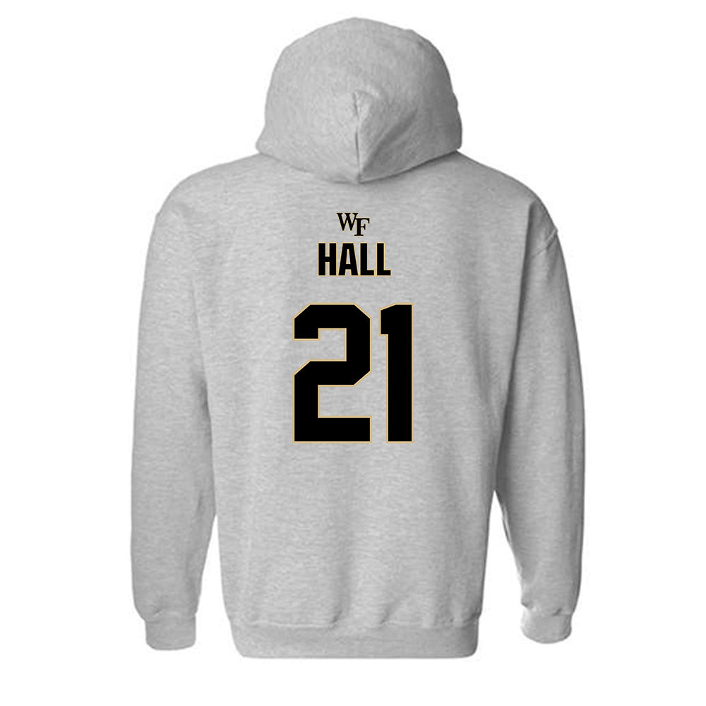 Wake Forest - NCAA Football : Aiden Hall - Fashion Shersey Hooded Sweatshirt-1