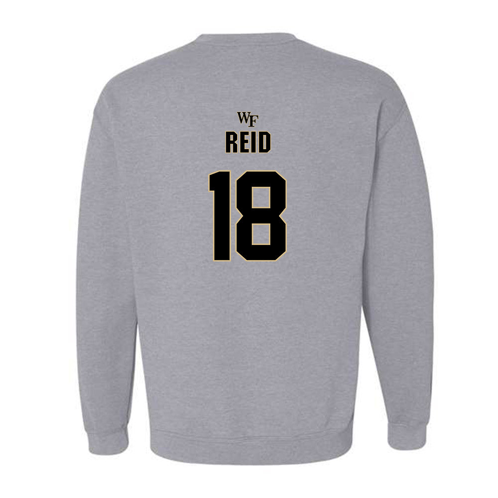 Wake Forest - NCAA Football : Elijah Reid - Fashion Shersey Crewneck Sweatshirt-1