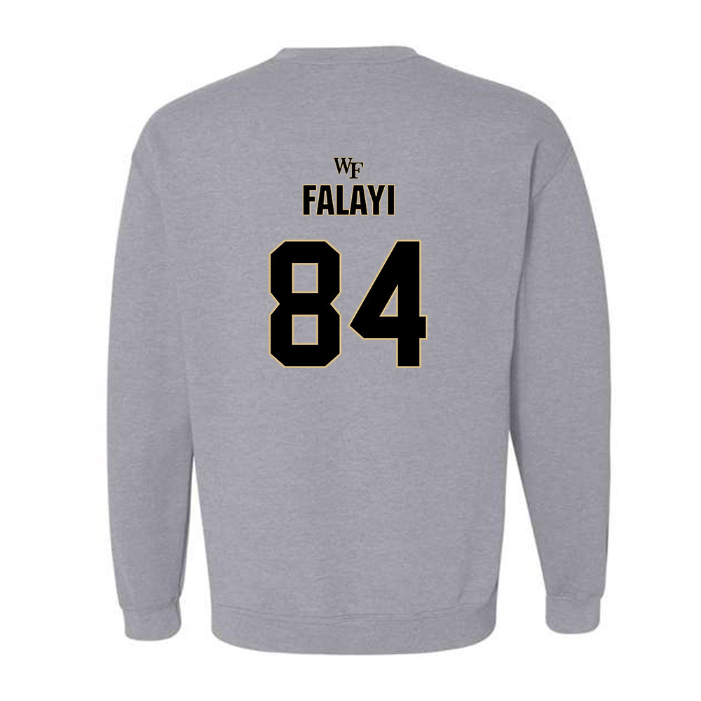 Wake Forest - NCAA Football : Eni Falayi - Fashion Shersey Crewneck Sweatshirt-1