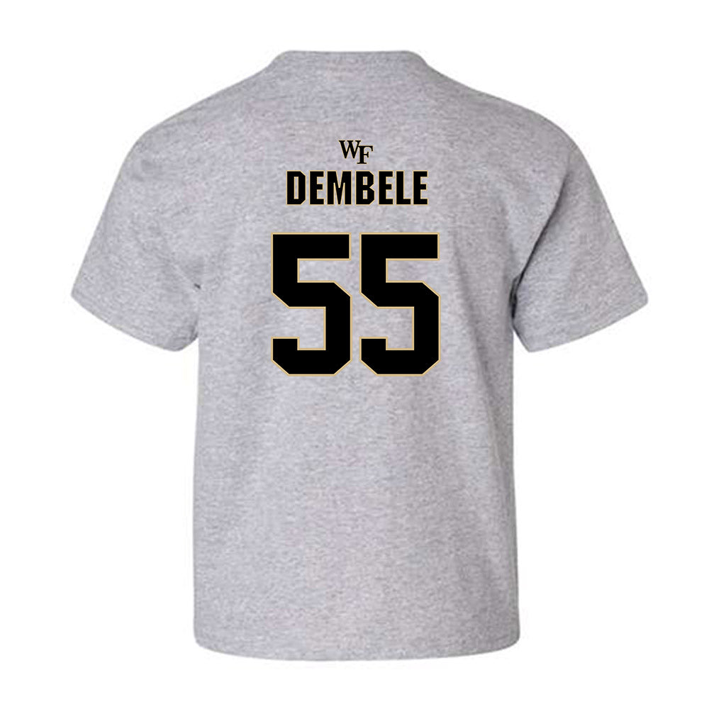 Wake Forest - NCAA Football : Kadear Dembele - Fashion Shersey Youth T-Shirt-1