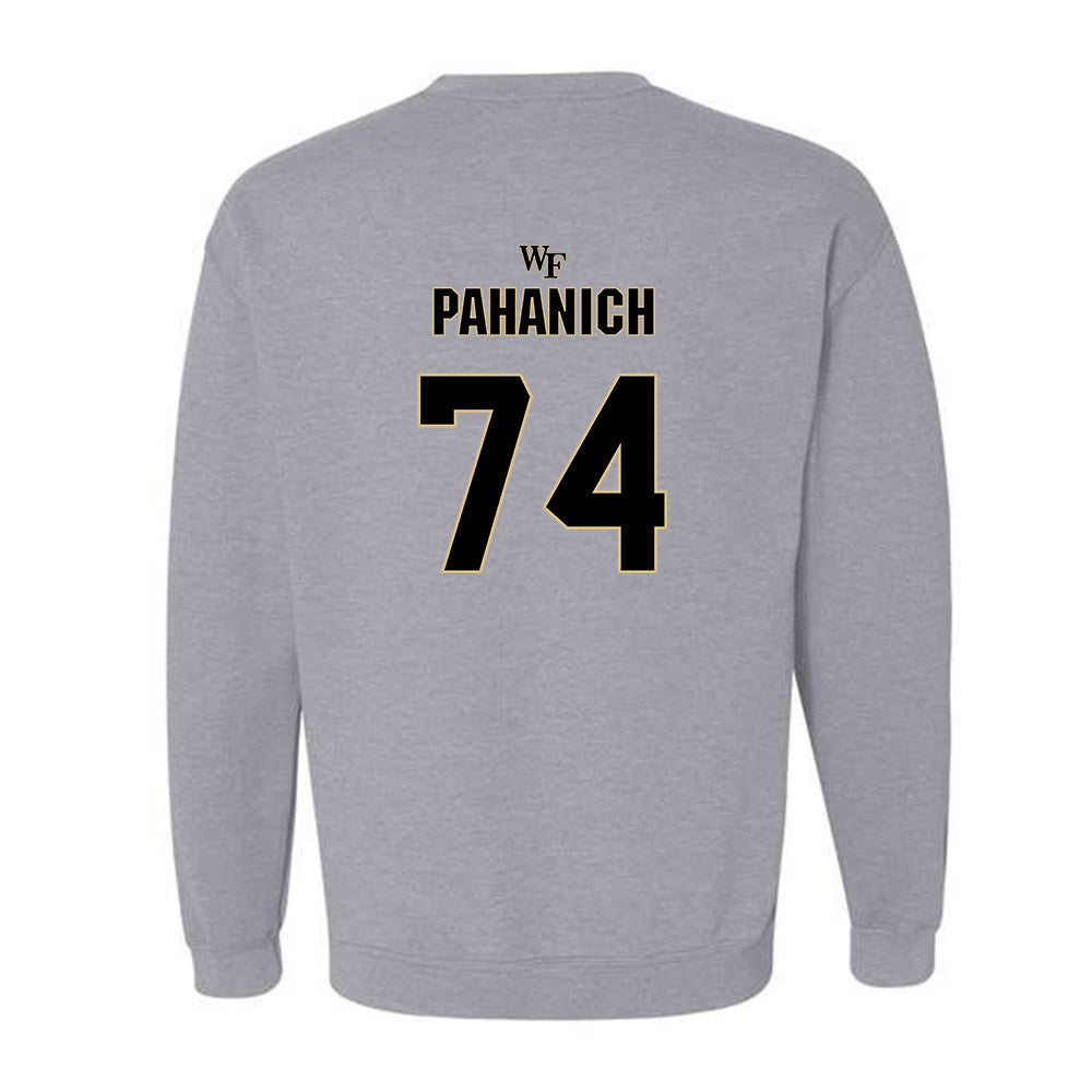 Wake Forest - NCAA Football : Nathan Pahanich - Fashion Shersey Crewneck Sweatshirt-1