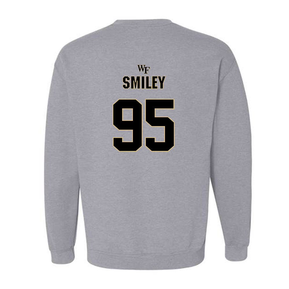 Wake Forest - NCAA Football : Brandon Smiley - Fashion Shersey Crewneck Sweatshirt-1