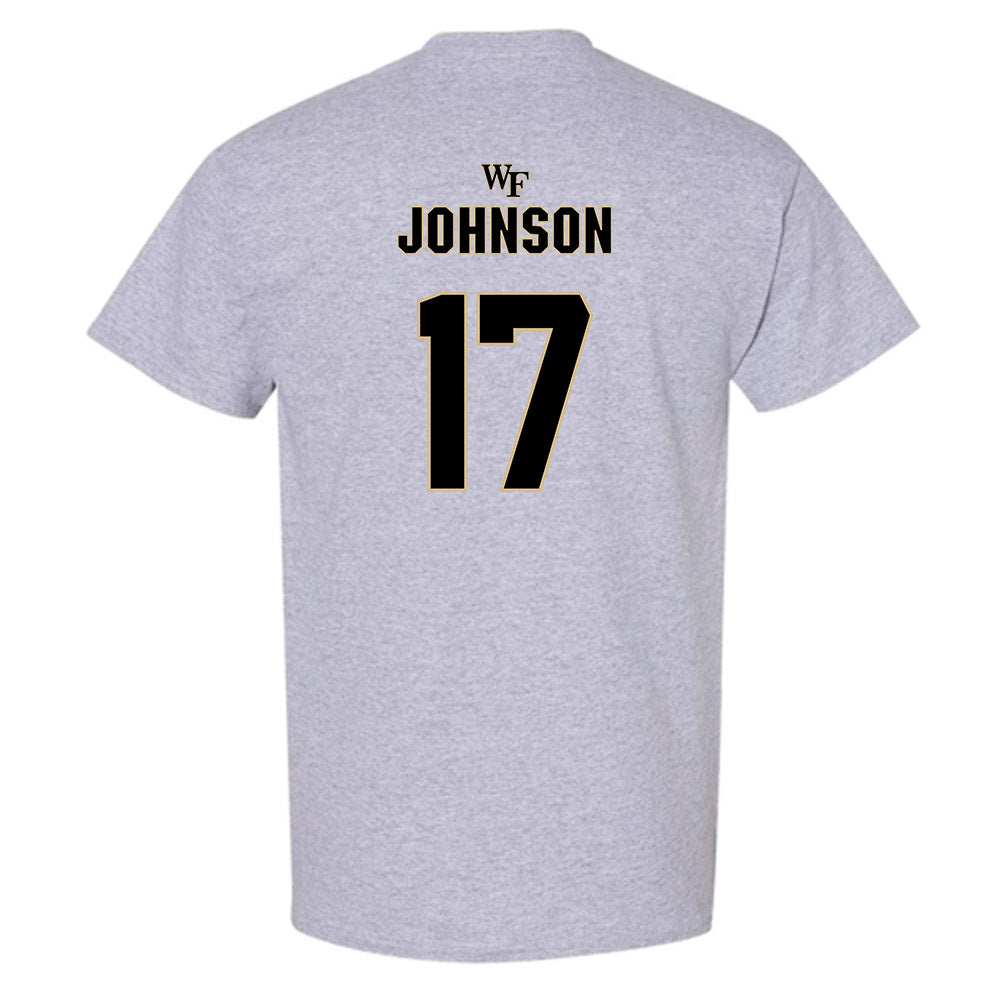 Wake Forest - NCAA Football : Billy Johnson - Fashion Shersey T-Shirt-1
