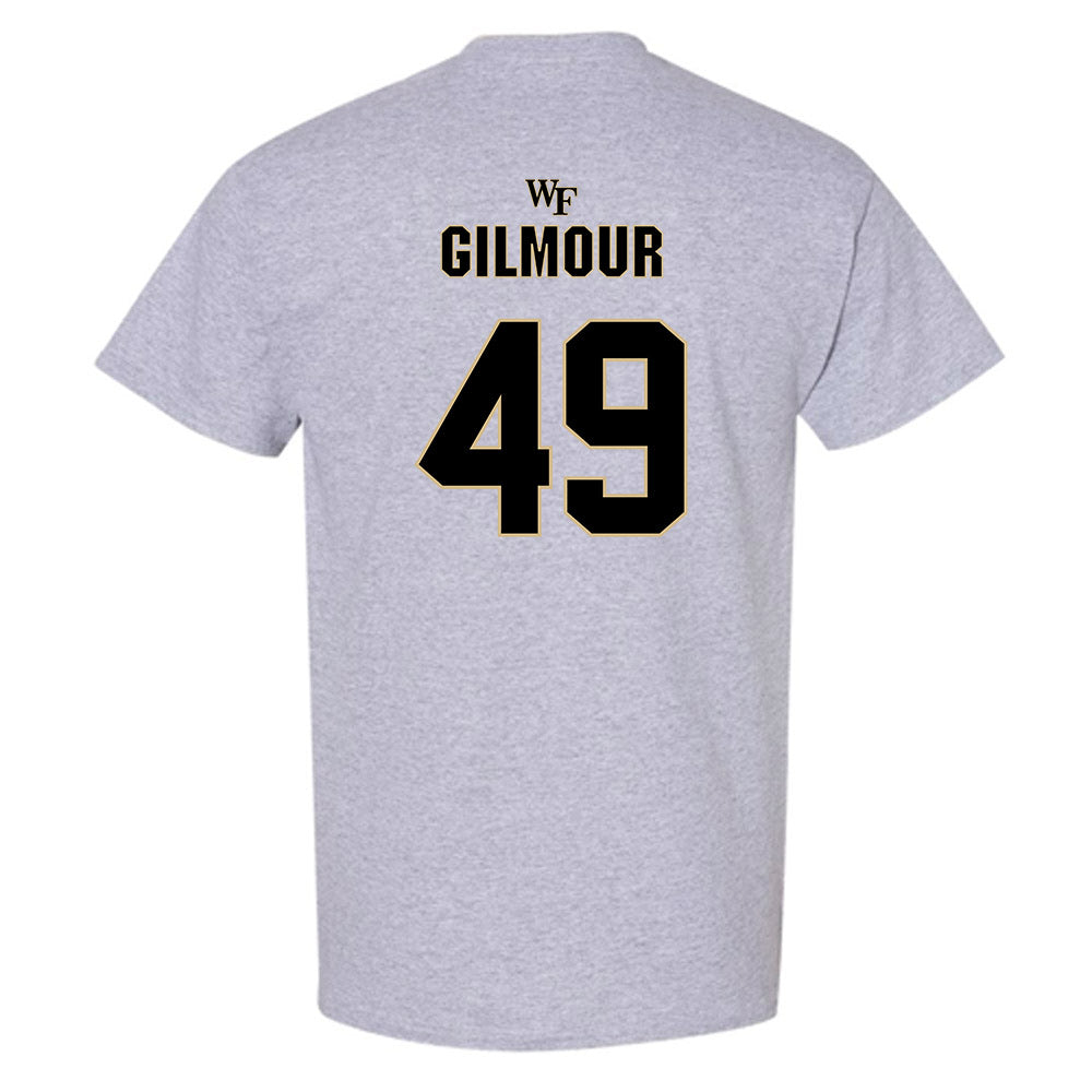 Wake Forest - NCAA Football : Eli Gilmour - Fashion Shersey T-Shirt-1
