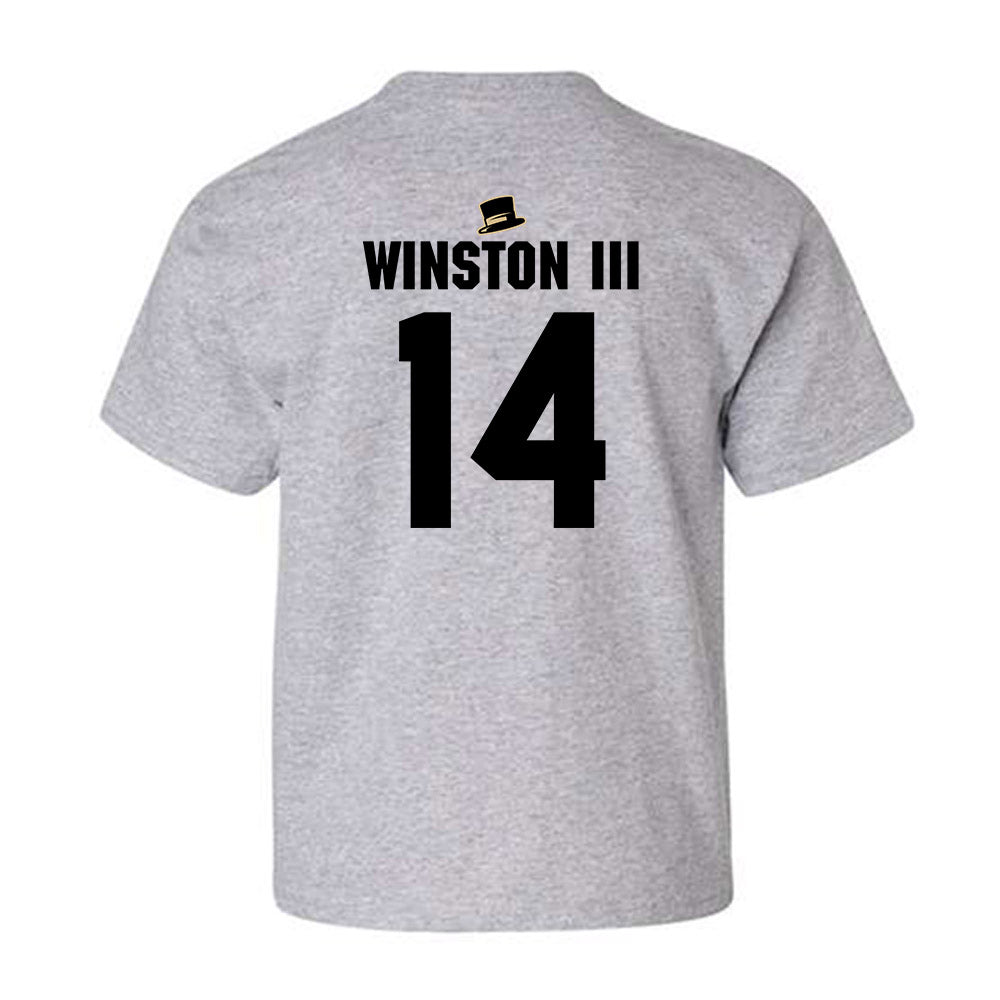 Wake Forest - NCAA Football : Braxton Winston III - Generic Shersey Youth T-Shirt-1