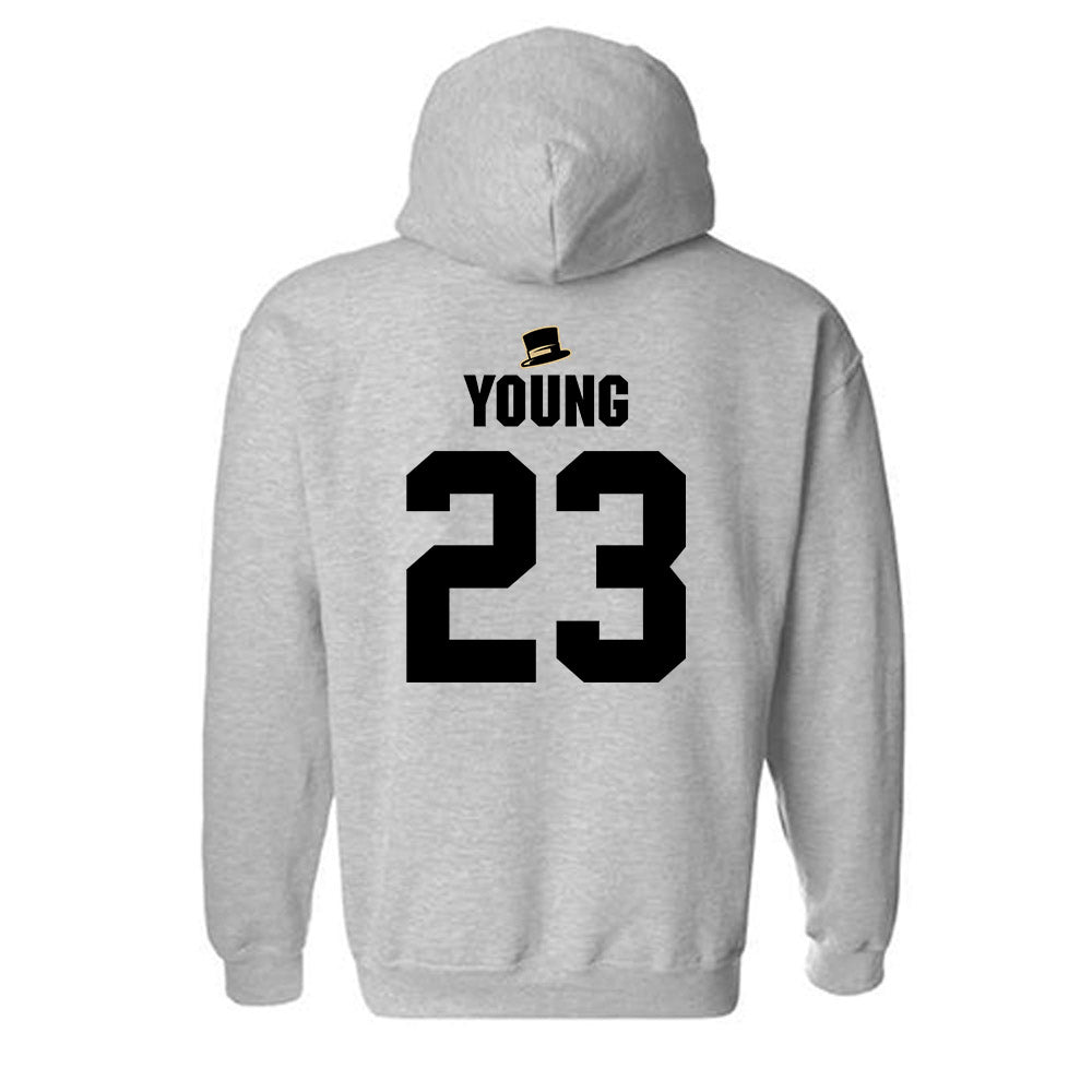 Wake Forest - NCAA Men's Soccer : Chandler Young - Generic Shersey Hooded Sweatshirt-1
