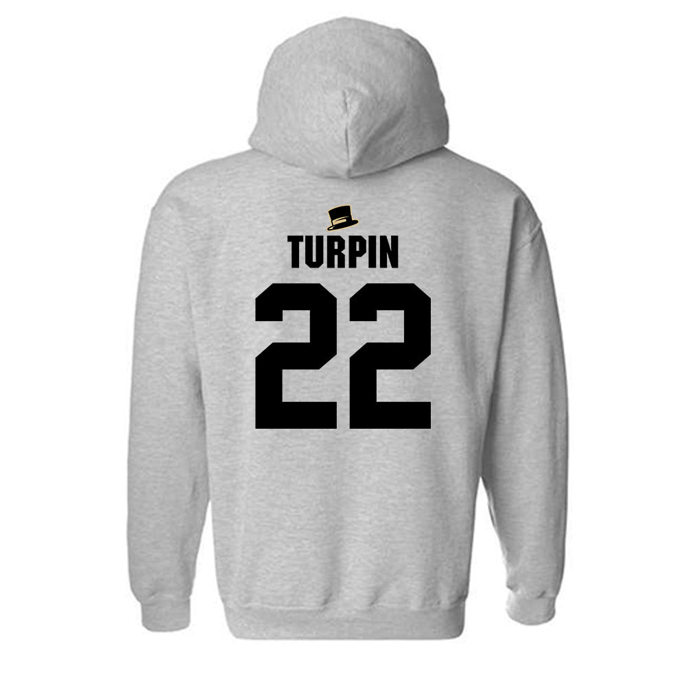 Wake Forest - NCAA Football : Myles Turpin - Generic Shersey Hooded Sweatshirt-1