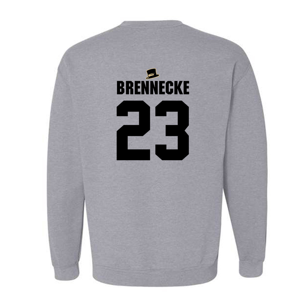 Wake Forest - NCAA Baseball : Ryan Brennecke - Generic Shersey Crewneck Sweatshirt-1