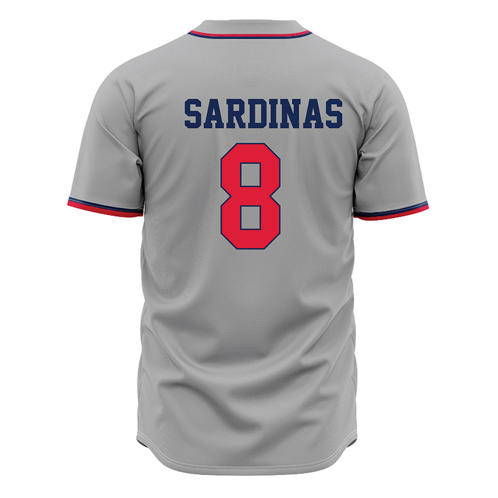 Dayton - NCAA Baseball : Alejandro Sardinas - Grey Jersey-1