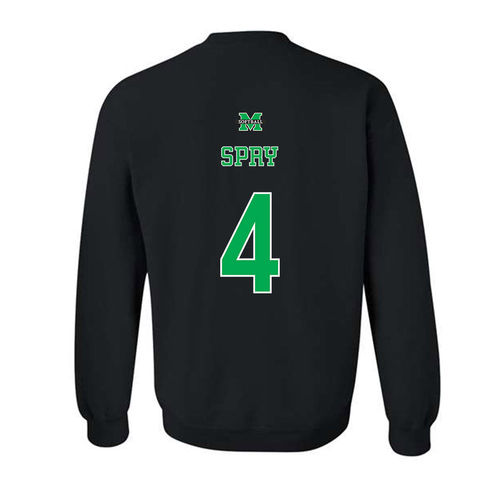 Marshall - NCAA Softball : Kate Spry - Sports Shersey Crewneck Sweatshirt-1