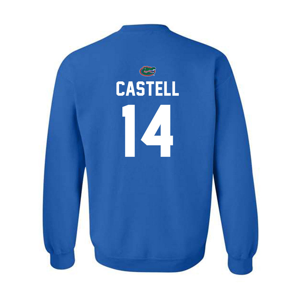 Florida - NCAA Football : Jordan Castell - Replica Shersey Crewneck Sweatshirt-1