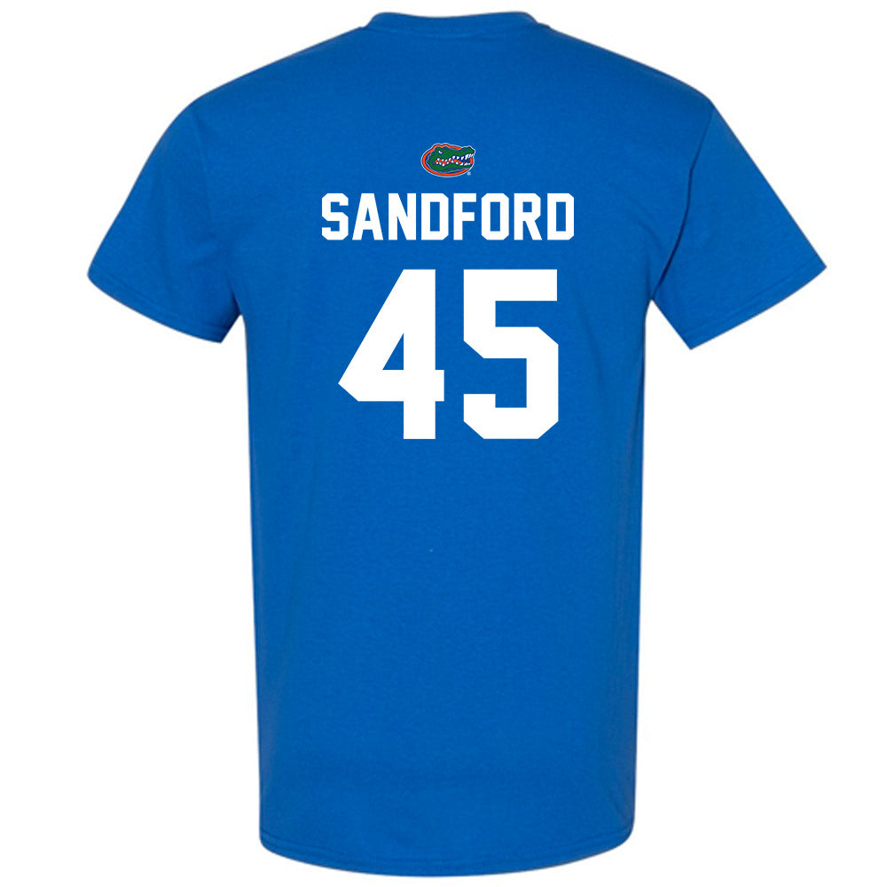 Florida - NCAA Baseball : Schuyler Sandford - Replica Shersey T-Shirt