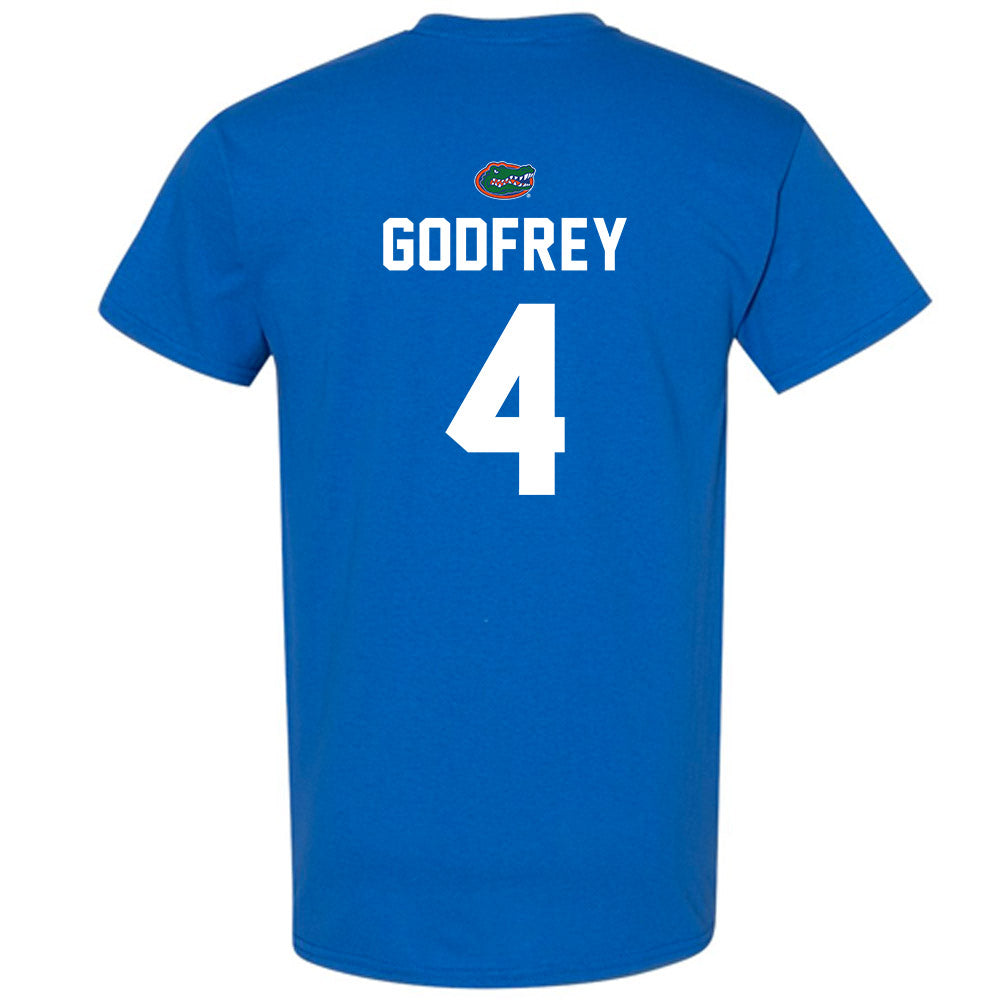 Florida - NCAA Women's Basketball : Knisha Godfrey - Replica Shersey T-Shirt-1