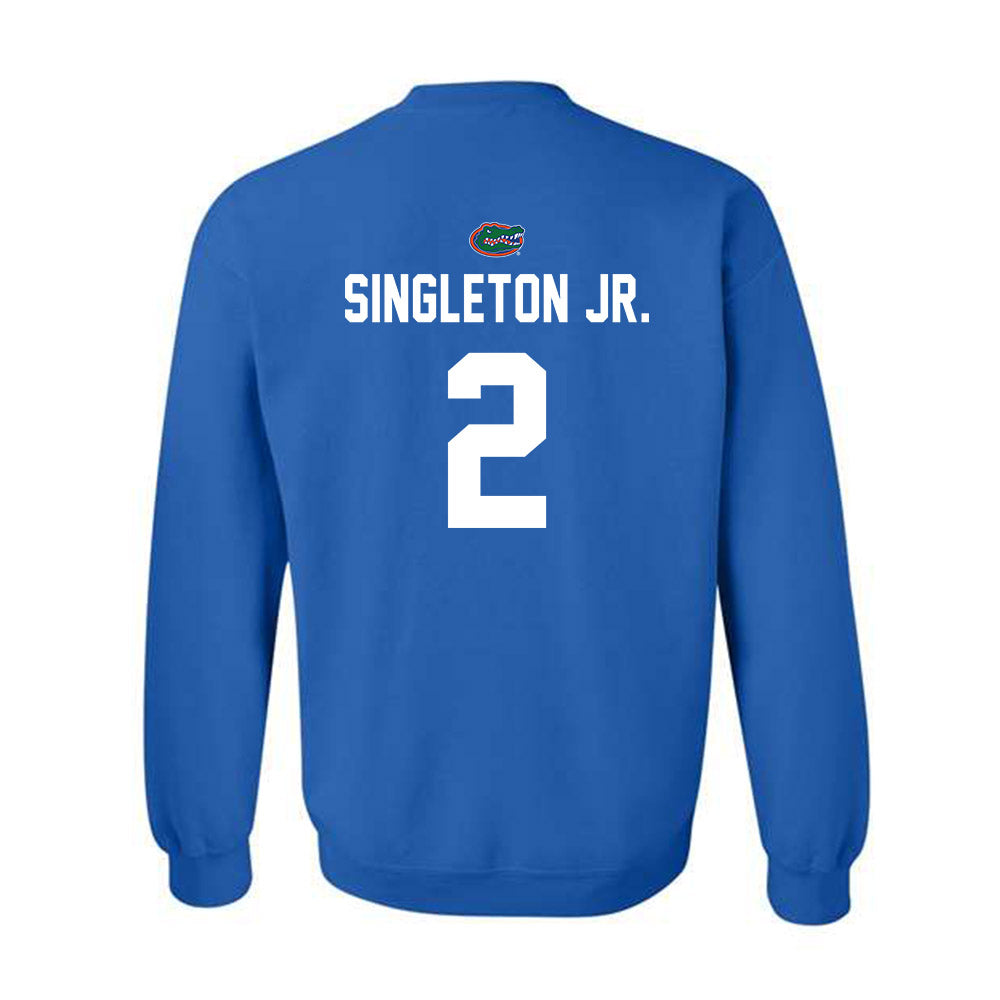 Florida - NCAA Football : Eric Singleton Jr. - Replica Shersey Crewneck Sweatshirt-1