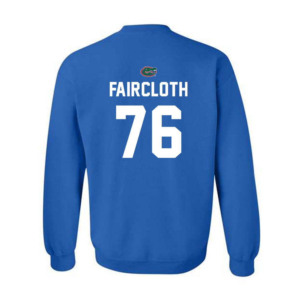 Florida - NCAA Football : Mark Faircloth - Replica Shersey Crewneck Sweatshirt-1