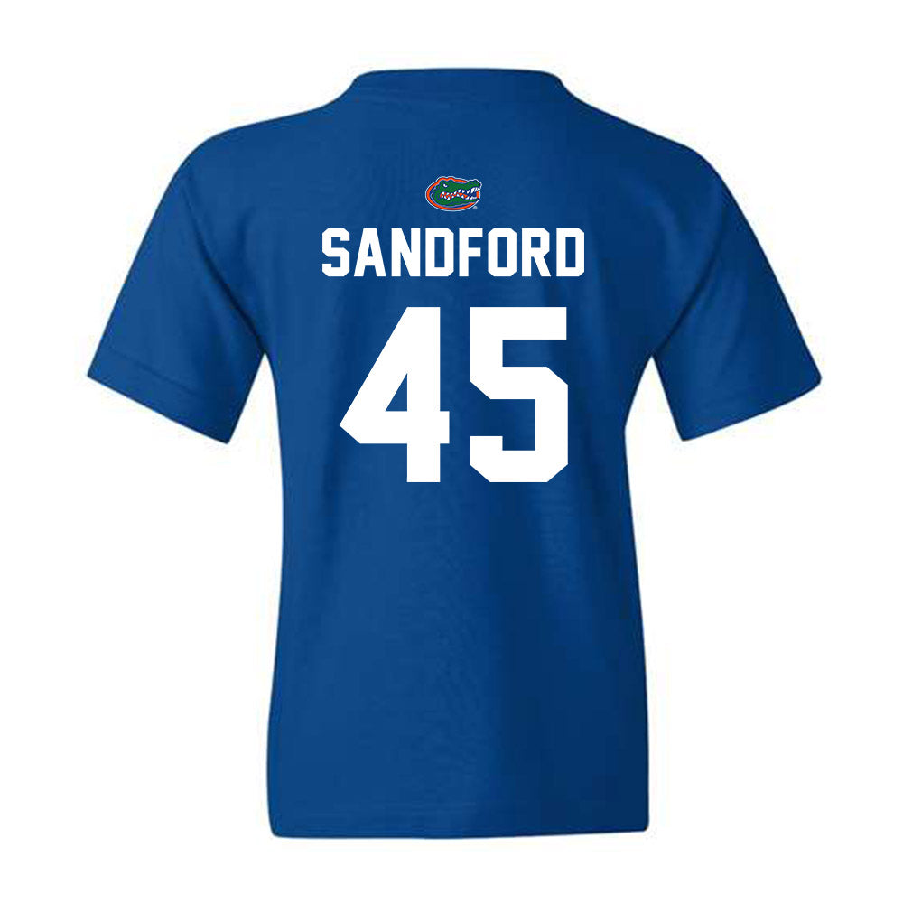 Florida - NCAA Baseball : Schuyler Sandford - Replica Shersey Youth T-Shirt