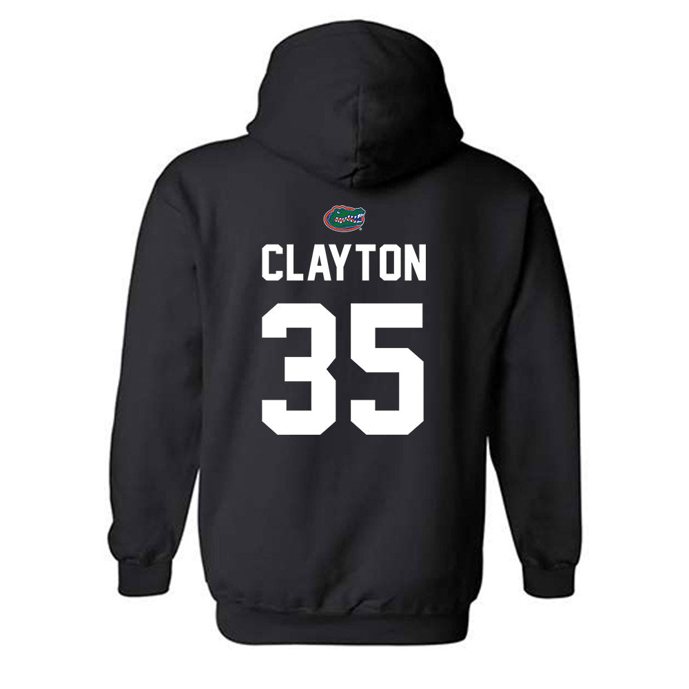 Florida - NCAA Baseball : Brock Clayton - Sports Shersey Hooded Sweatshirt-1