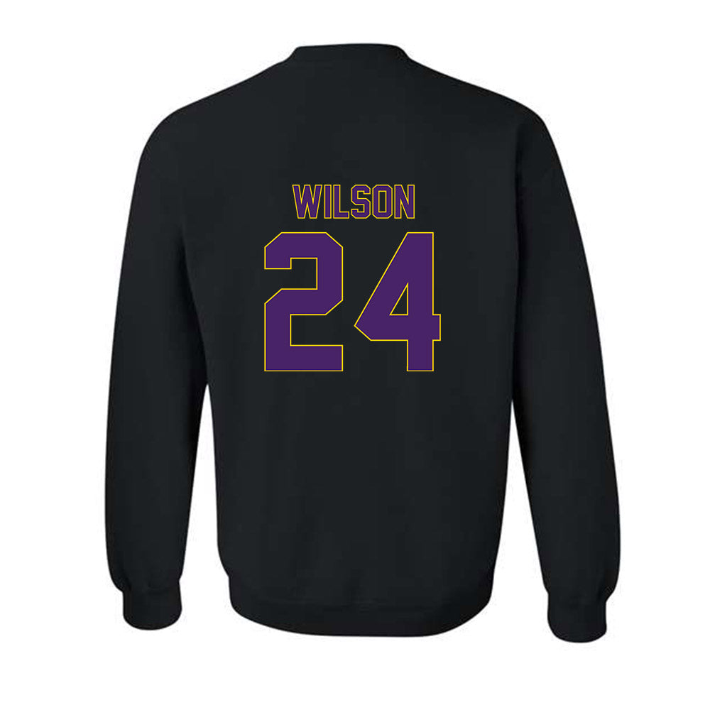 Northern Iowa - NCAA Men's Basketball : Jalen Wilson - Fashion Shersey Crewneck Sweatshirt-1
