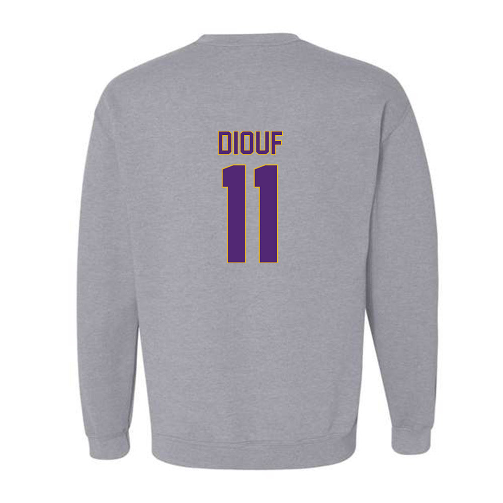 Northern Iowa - NCAA Men's Basketball : Ismael Diouf - Fashion Shersey Crewneck Sweatshirt-1