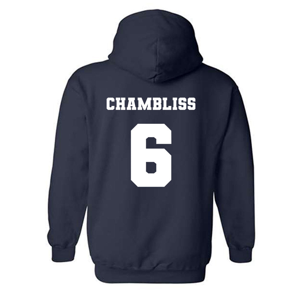 Ole Miss - NCAA Football : Trinidad Chambliss - Replica Shersey Hooded Sweatshirt-1