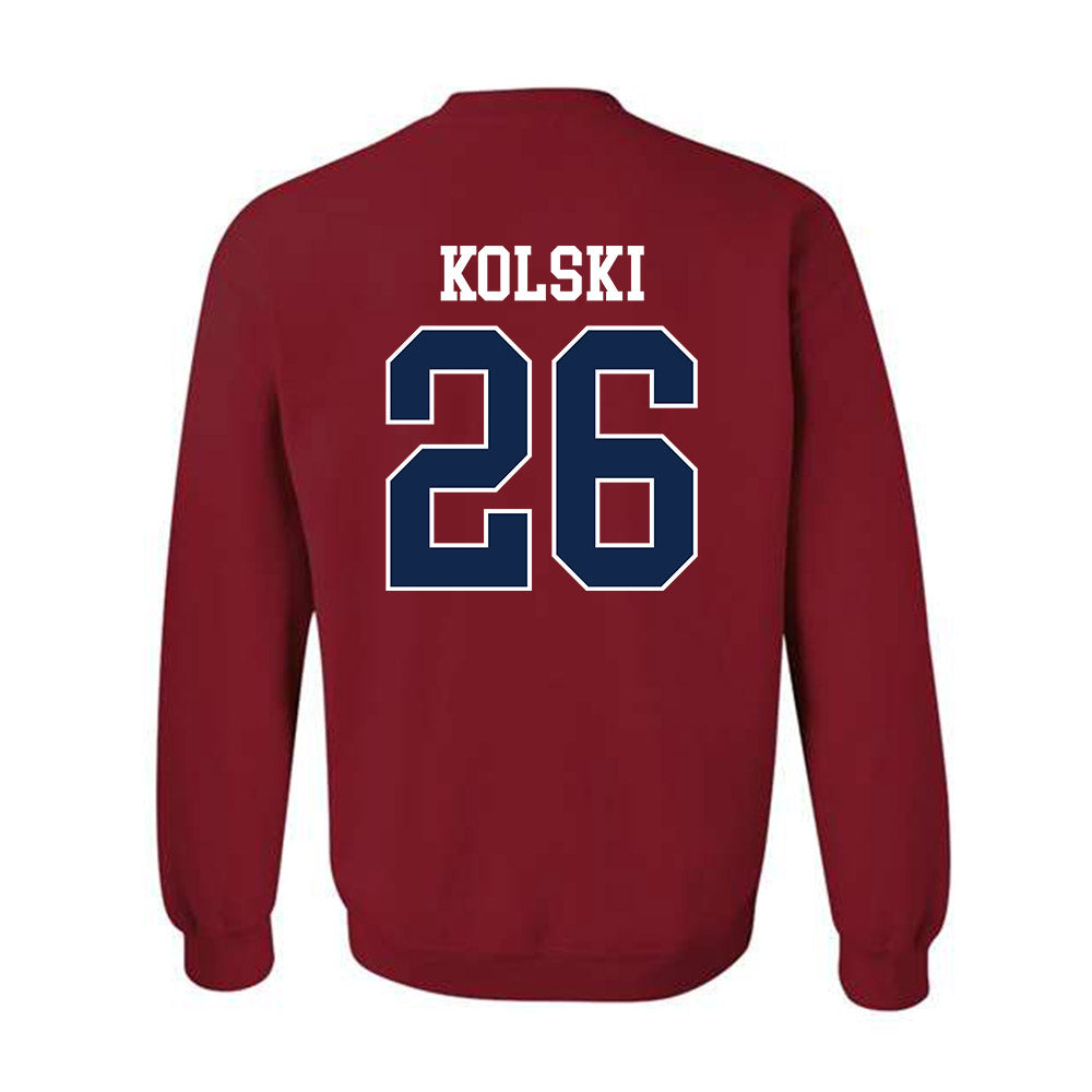 Ole Miss - NCAA Women's Soccer : Allison Kolski - Replica Shersey Crewneck Sweatshirt-1