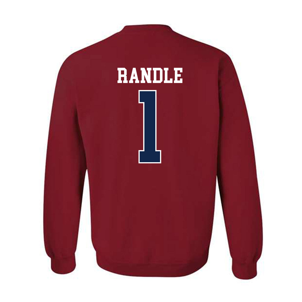 Ole Miss - NCAA Baseball : Brayden Randle - Replica Shersey Crewneck Sweatshirt-1