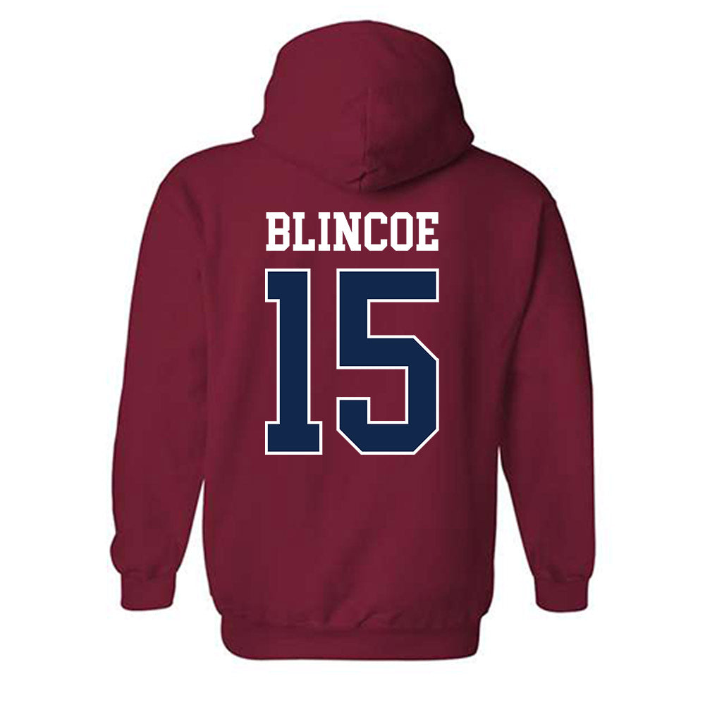 Ole Miss - NCAA Women's Soccer : Tate Blincoe - Replica Shersey Hooded Sweatshirt-1
