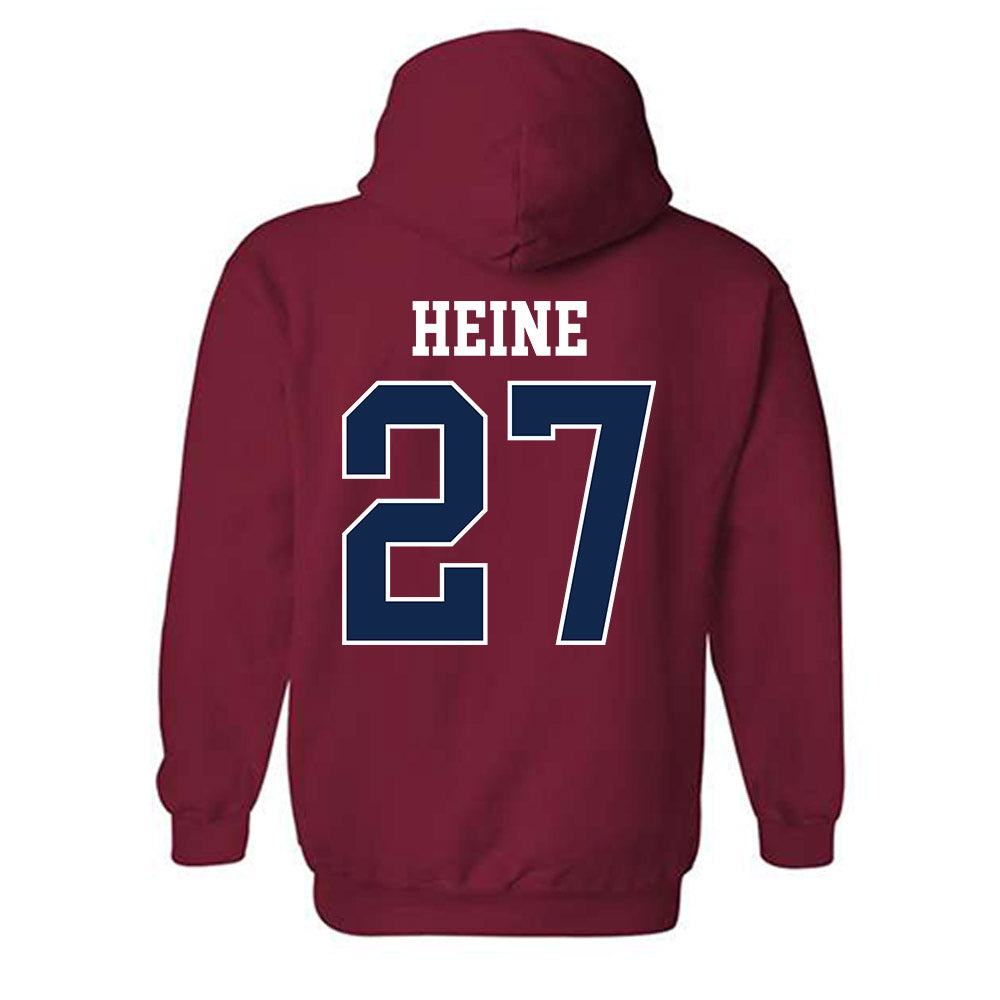 Ole Miss - NCAA Softball : Madi Heine - Replica Shersey Hooded Sweatshirt-1