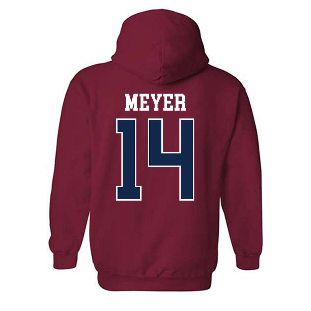 Ole Miss - NCAA Women's Volleyball : Shayla Meyer - Replica Shersey Hooded Sweatshirt-1