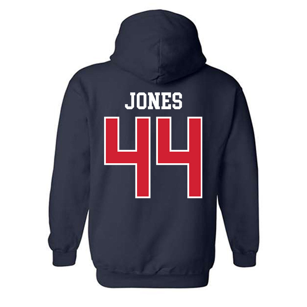 Ole Miss - NCAA Football : Andrew Jones - Replica Shersey Hooded Sweatshirt-1