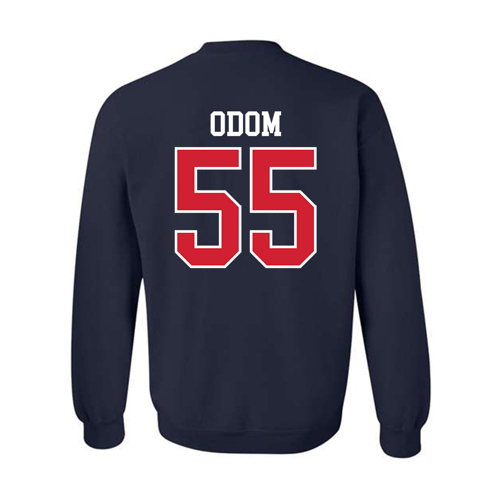 Ole Miss - NCAA Baseball : Leo Odom - Replica Shersey Crewneck Sweatshirt-1