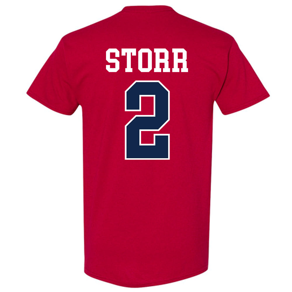 Ole Miss - NCAA Men's Basketball : AJ Storr - Fashion Shersey T-Shirt-1