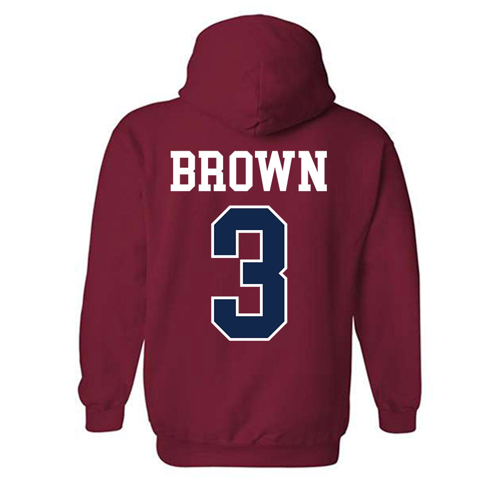 Ole Miss - NCAA Women's Volleyball : Carson Eickenloff - Fashion Shersey Hooded Sweatshirt-1