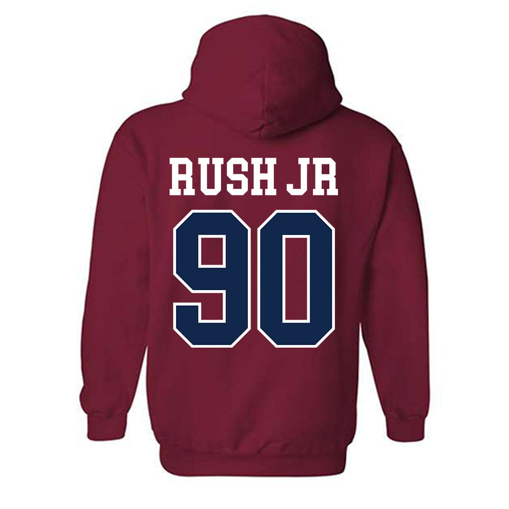 Ole Miss - NCAA Football : Jeffery Rush Jr - Fashion Shersey Hooded Sweatshirt-1