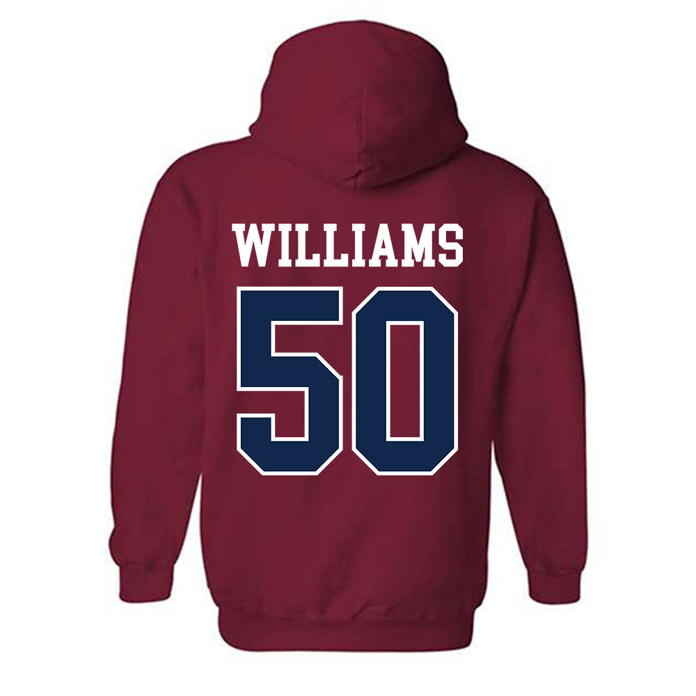 Ole Miss - NCAA Football : Jayden Williams - Fashion Shersey Hooded Sweatshirt-1