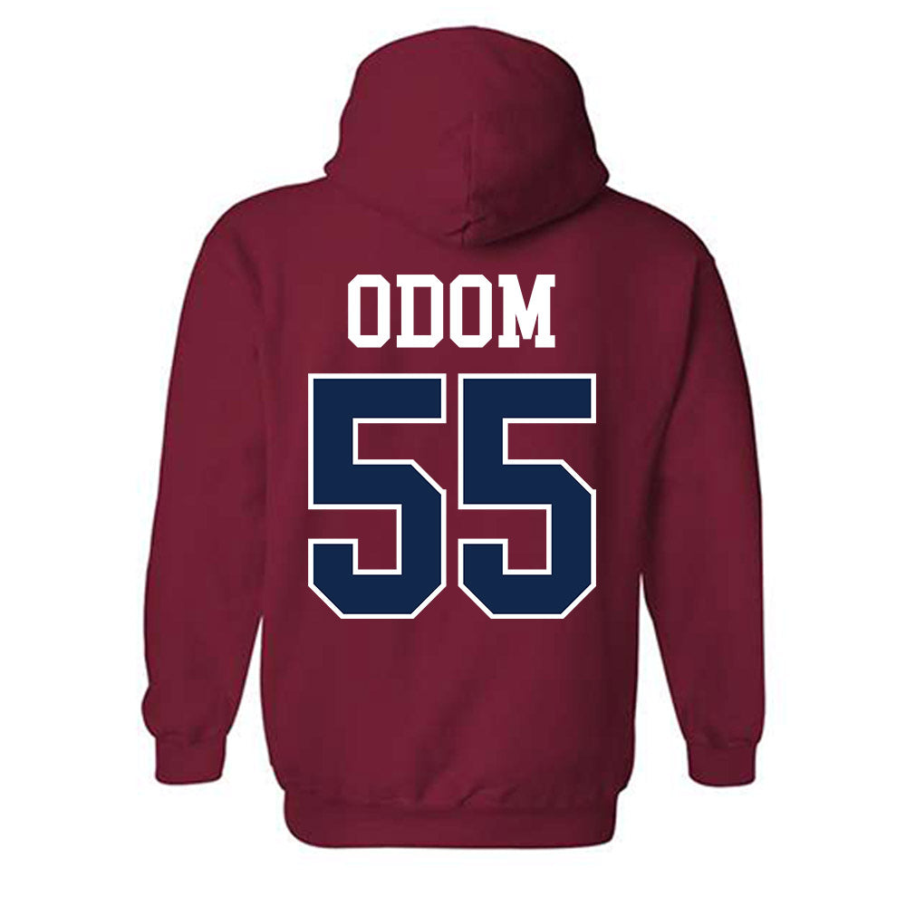 Ole Miss - NCAA Baseball : Leo Odom - Fashion Shersey Hooded Sweatshirt-1