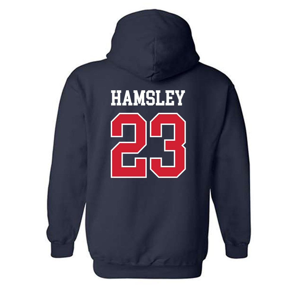 Ole Miss - NCAA Football : George Hamsley - Classic Shersey Hooded Sweatshirt-1