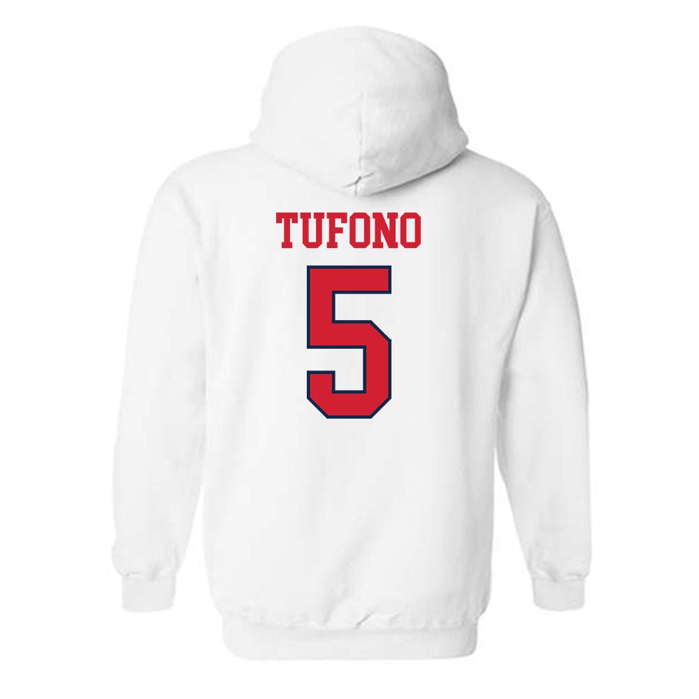 Ole Miss - NCAA Women's Volleyball : Mokihana Tufono - Fashion Shersey Hooded Sweatshirt-1