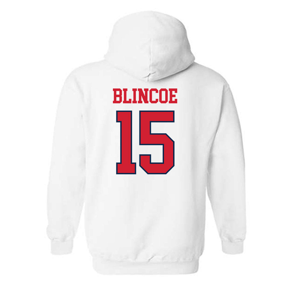 Ole Miss - NCAA Women's Soccer : Tate Blincoe - Fashion Shersey Hooded Sweatshirt-1