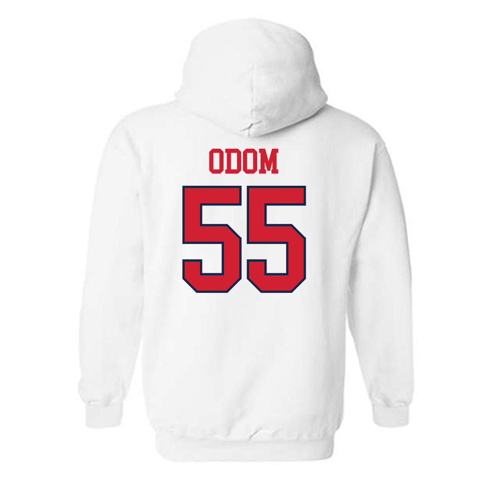 Ole Miss - NCAA Baseball : Leo Odom - Fashion Shersey Hooded Sweatshirt-1