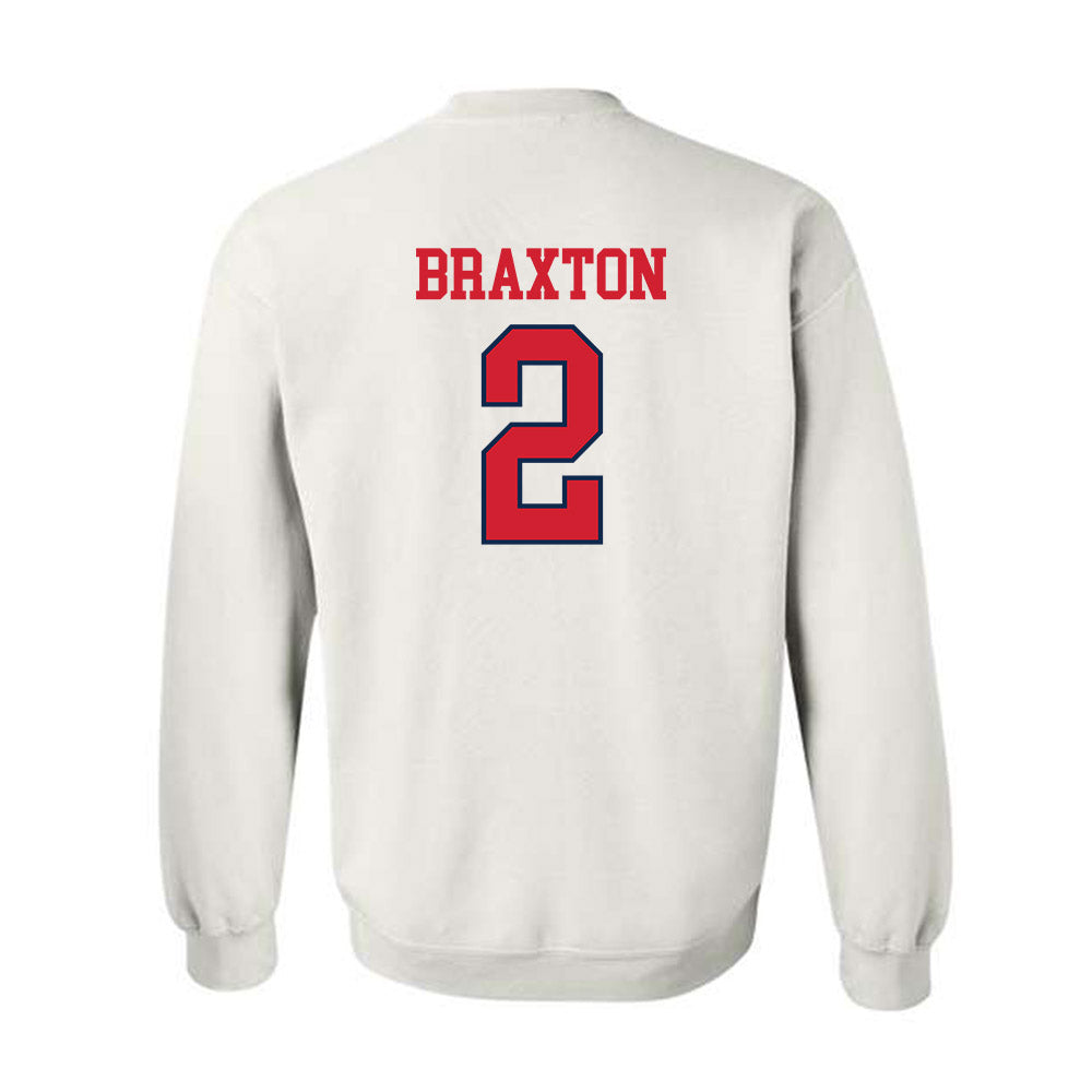 Ole Miss - NCAA Football : Jaylon Braxton - Fashion Shersey Crewneck Sweatshirt-1