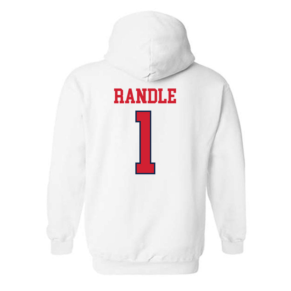 Ole Miss - NCAA Baseball : Brayden Randle - Fashion Shersey Hooded Sweatshirt-1