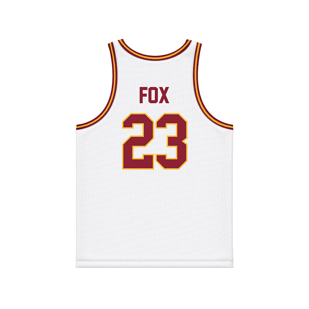 Minnesota - NCAA Men's Basketball : Parker Fox - White Basketball Jersey