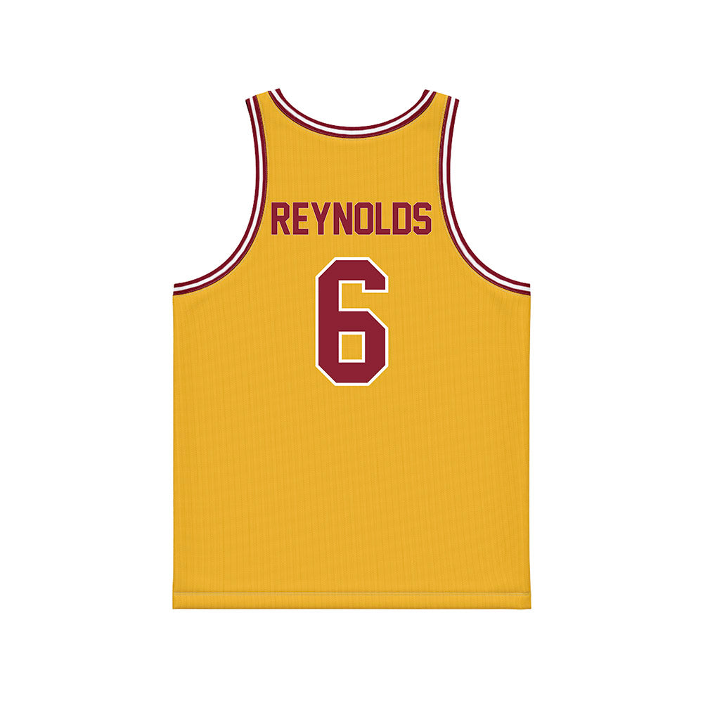Minnesota - NCAA Men's Basketball : Langston Reynolds - Gold Basketball Jersey-1