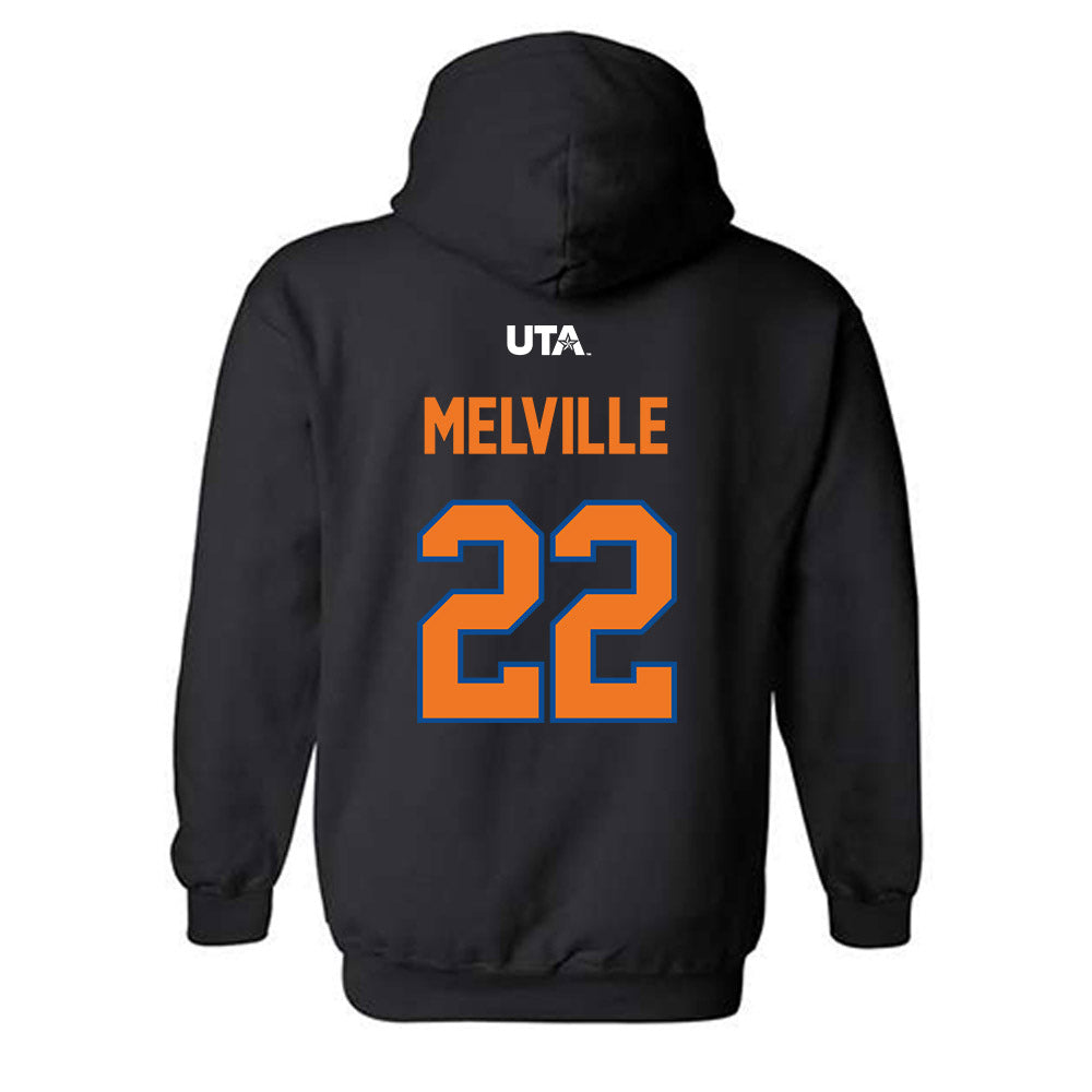 Texas Arlington - NCAA Baseball : Hayes Melville - Sports Shersey Hooded Sweatshirt-1