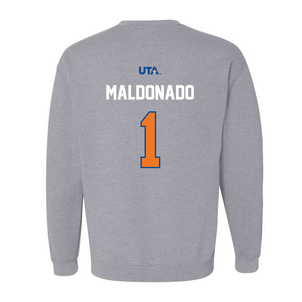 Texas Arlington - NCAA Softball : Talia Maldonado - Sports Shersey Crewneck Sweatshirt-1