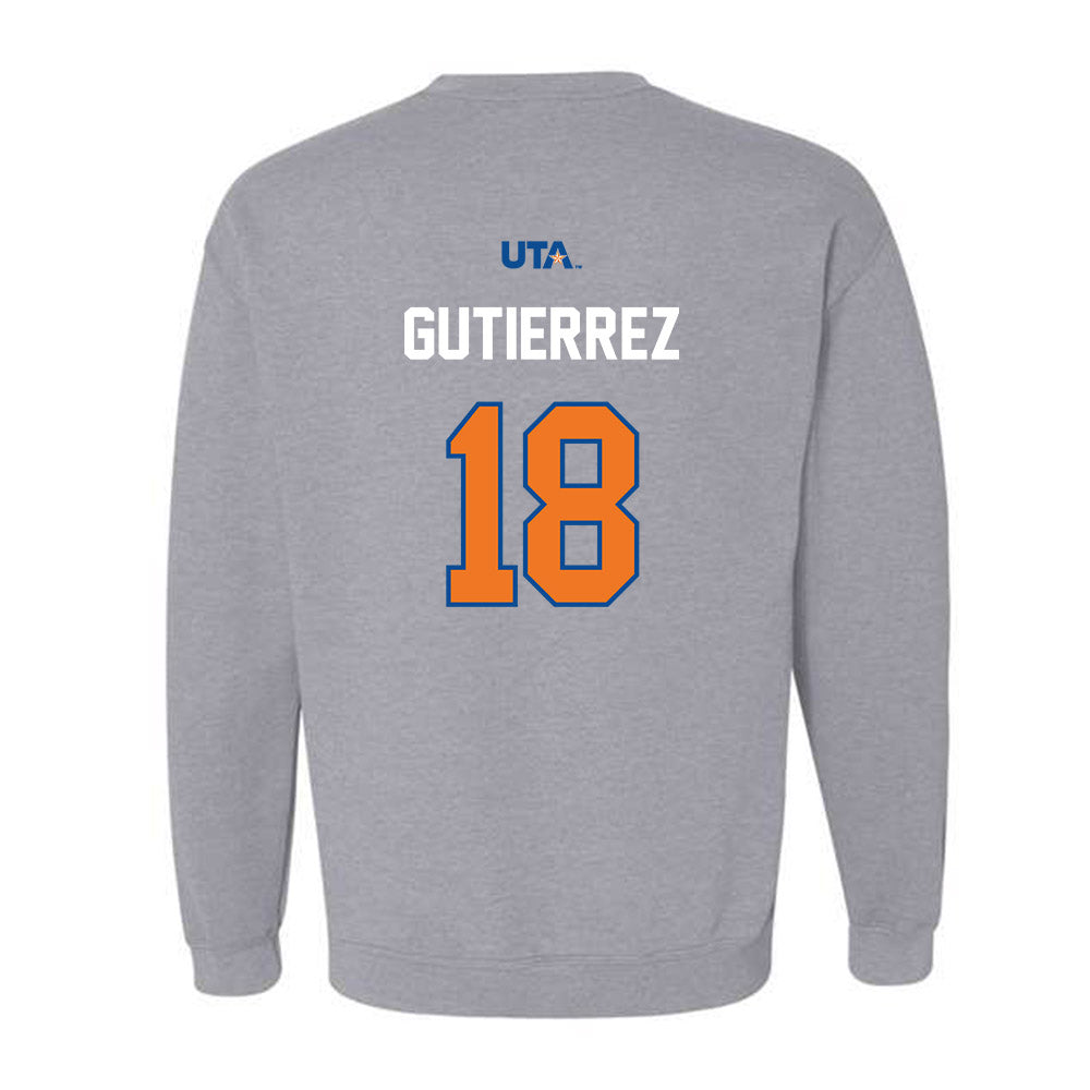 Texas Arlington - NCAA Softball : Abi Gutierrez - Sports Shersey Crewneck Sweatshirt-1