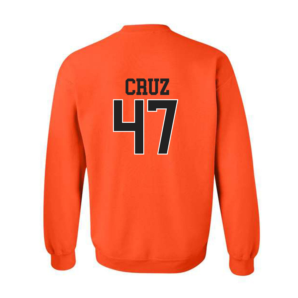 Campbell - NCAA Baseball : Gabriel Cruz - Replica Shersey Crewneck Sweatshirt-1