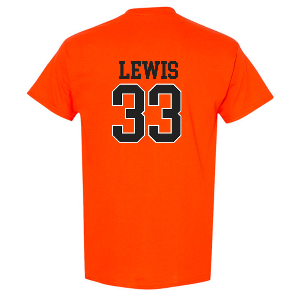 Campbell - NCAA Baseball : Harrison Lewis - Replica Shersey T-Shirt-1
